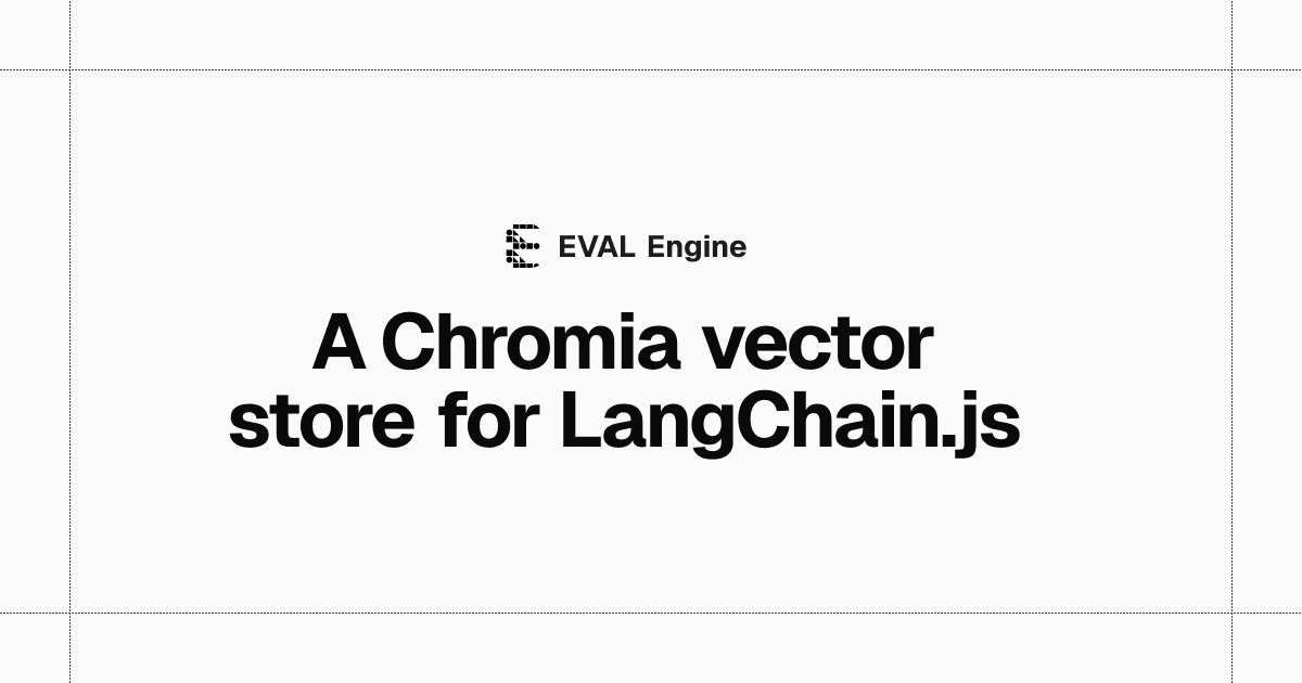 A Chromia vector store for LangChain.js