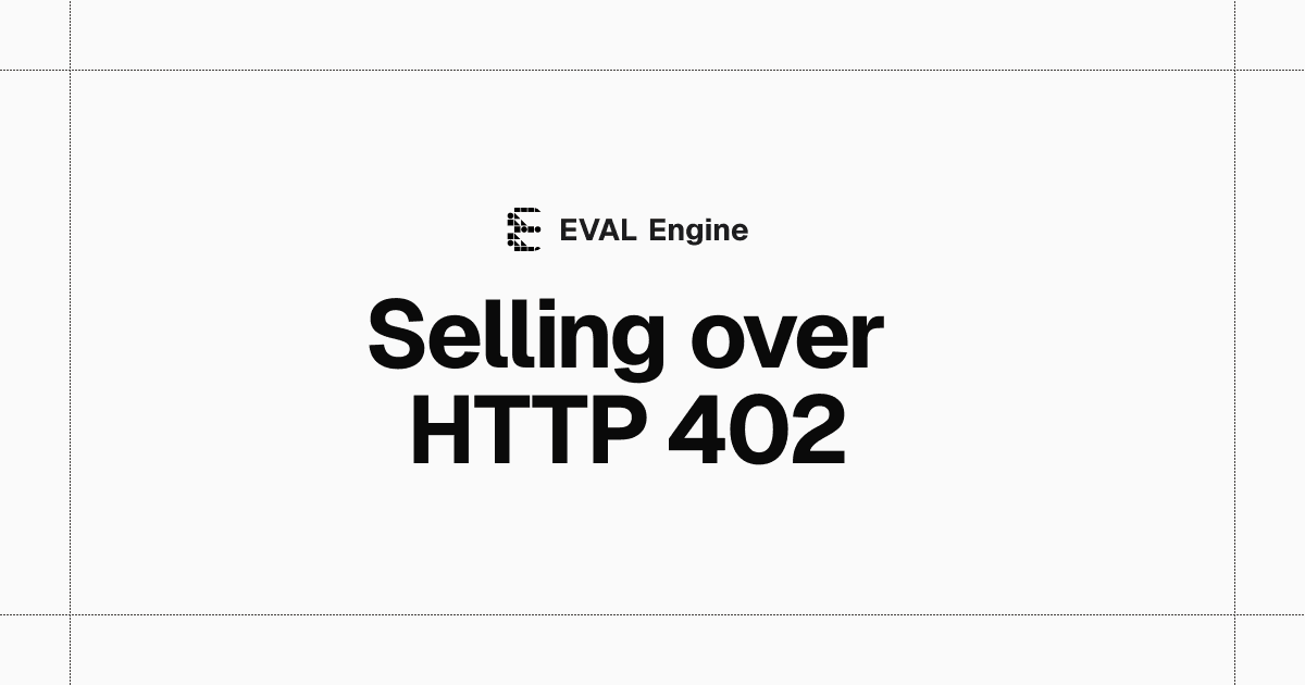 Selling over HTTP 402: our x402 pre-order service