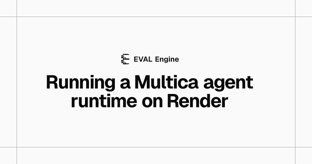 Running a Multica agent runtime on Render